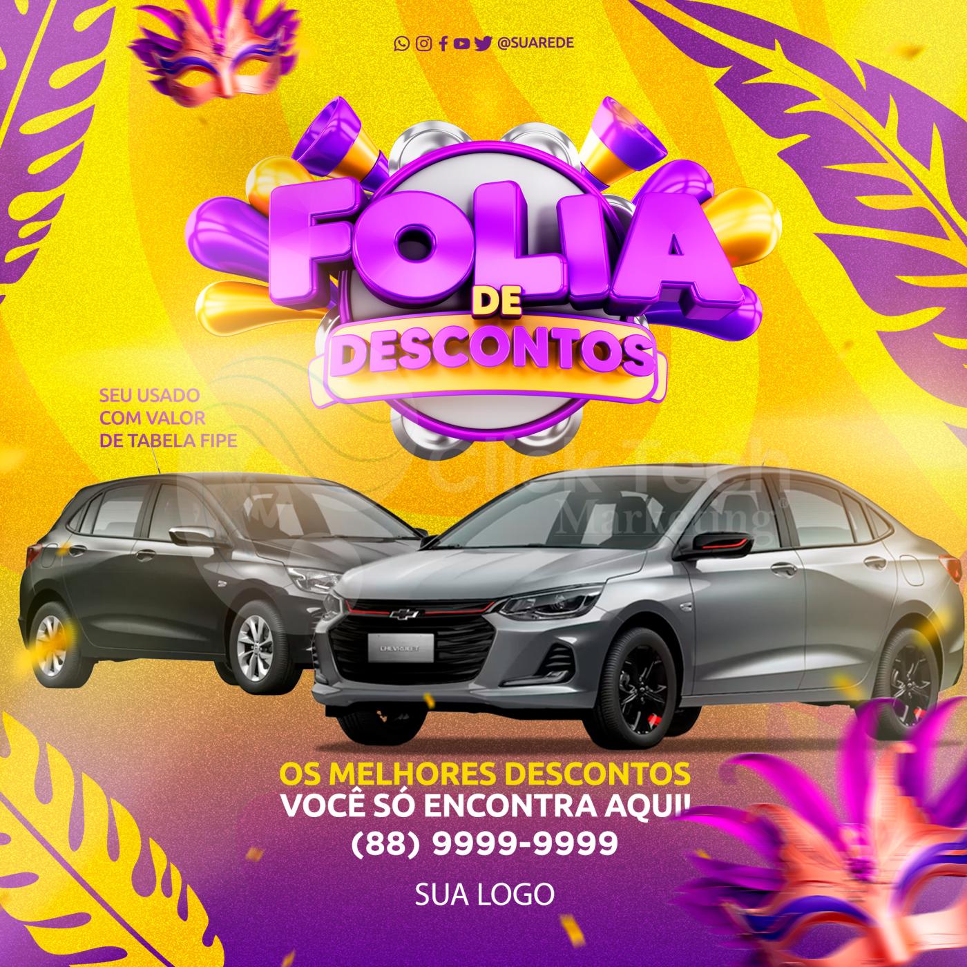 Folia de descontos