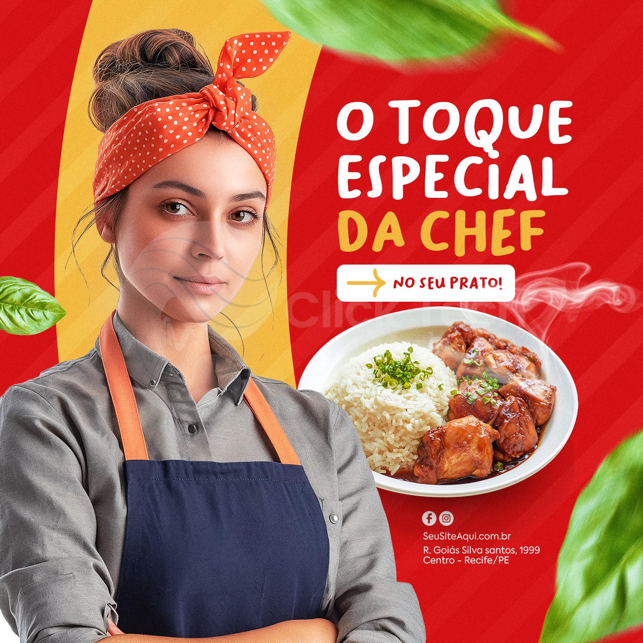O toque especial da chefe