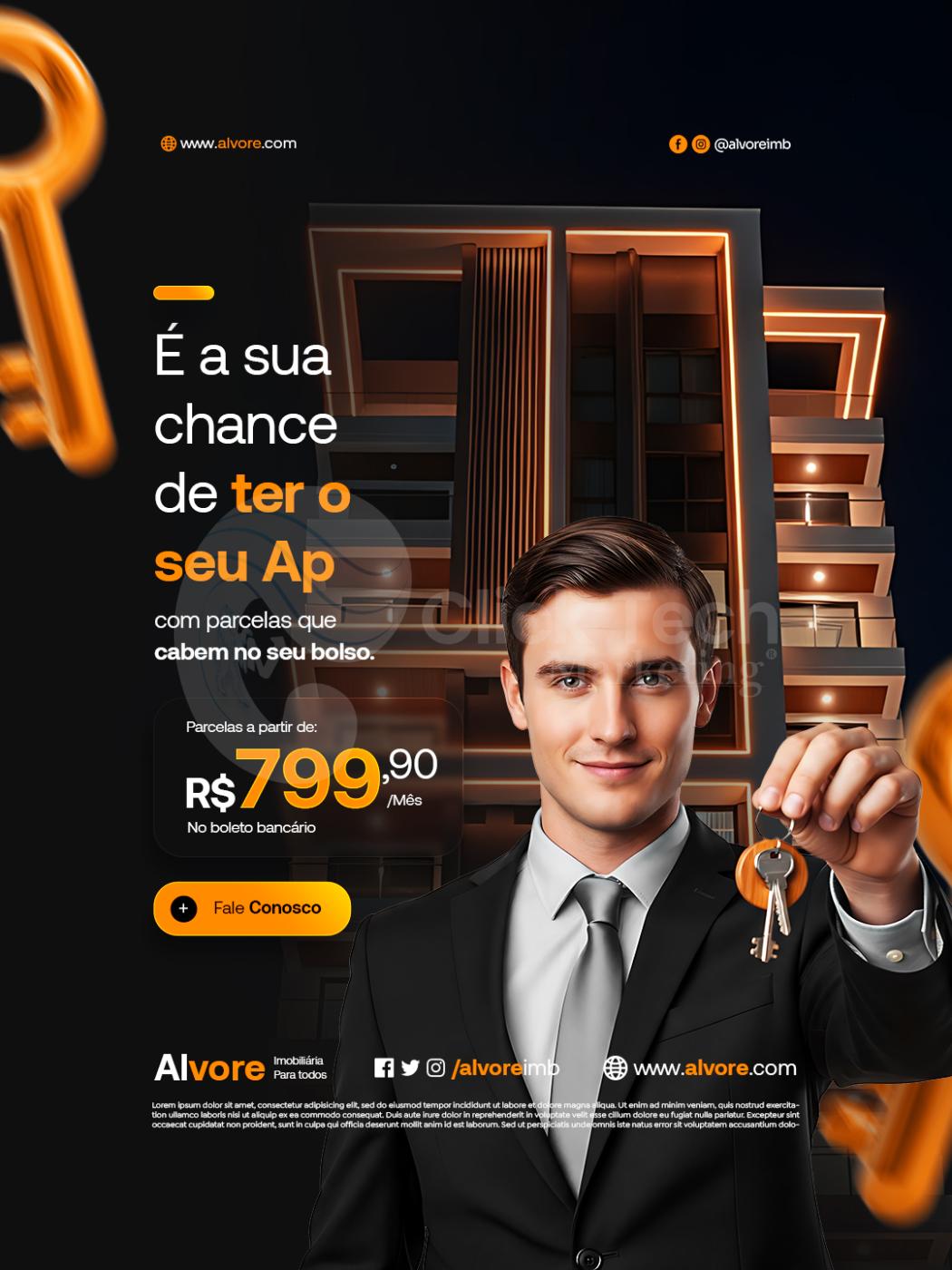 É a sua chance de ter o seu ap