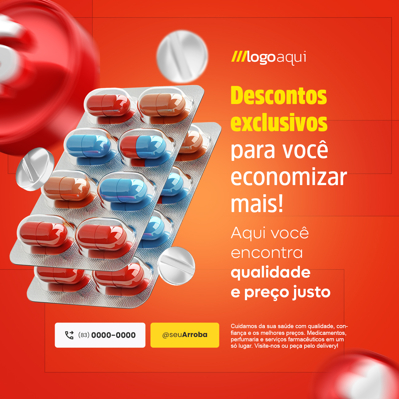 Farmácia descontos exclusivos