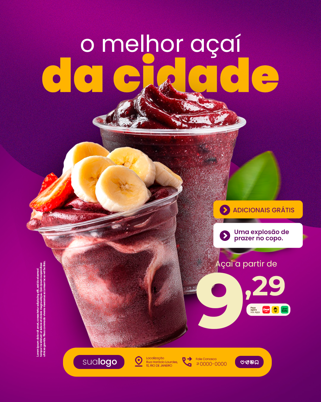 O melhor açaí da cidade