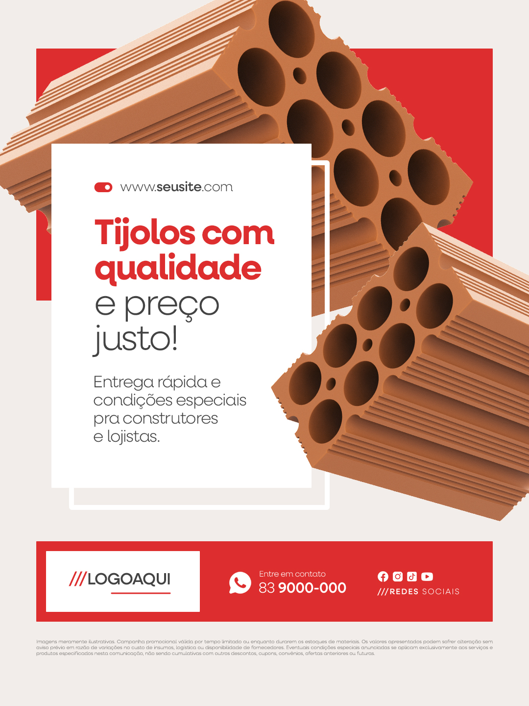 Tijolos com qualidade