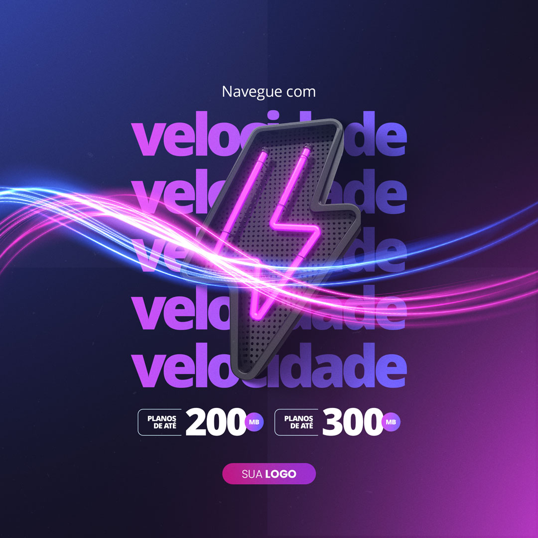 Navegue com velocidade.