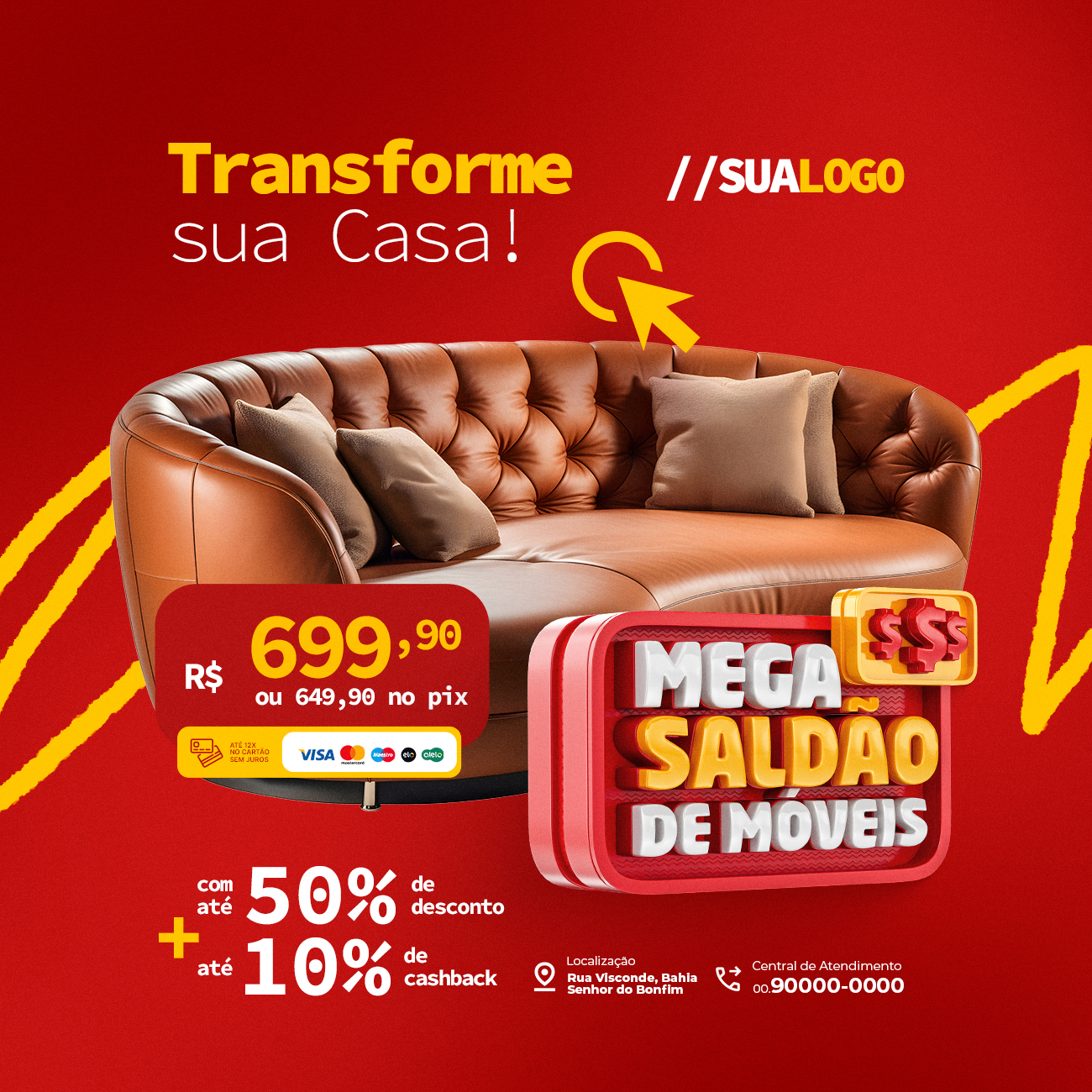 Transforme sua casa