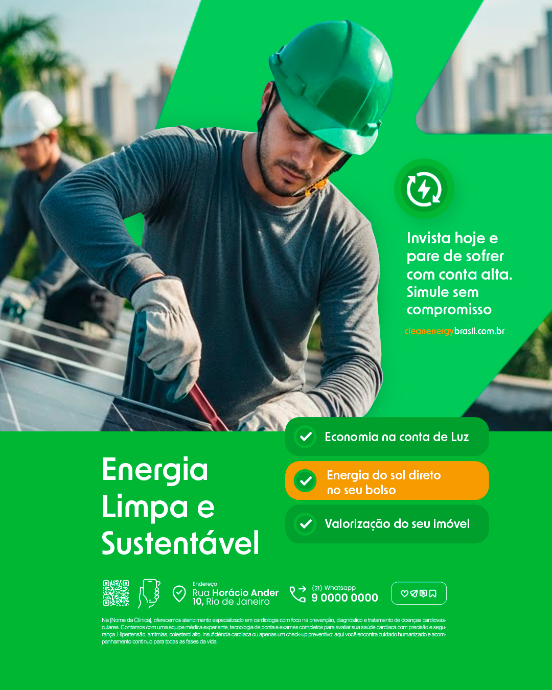 Energia limpa e sustentável