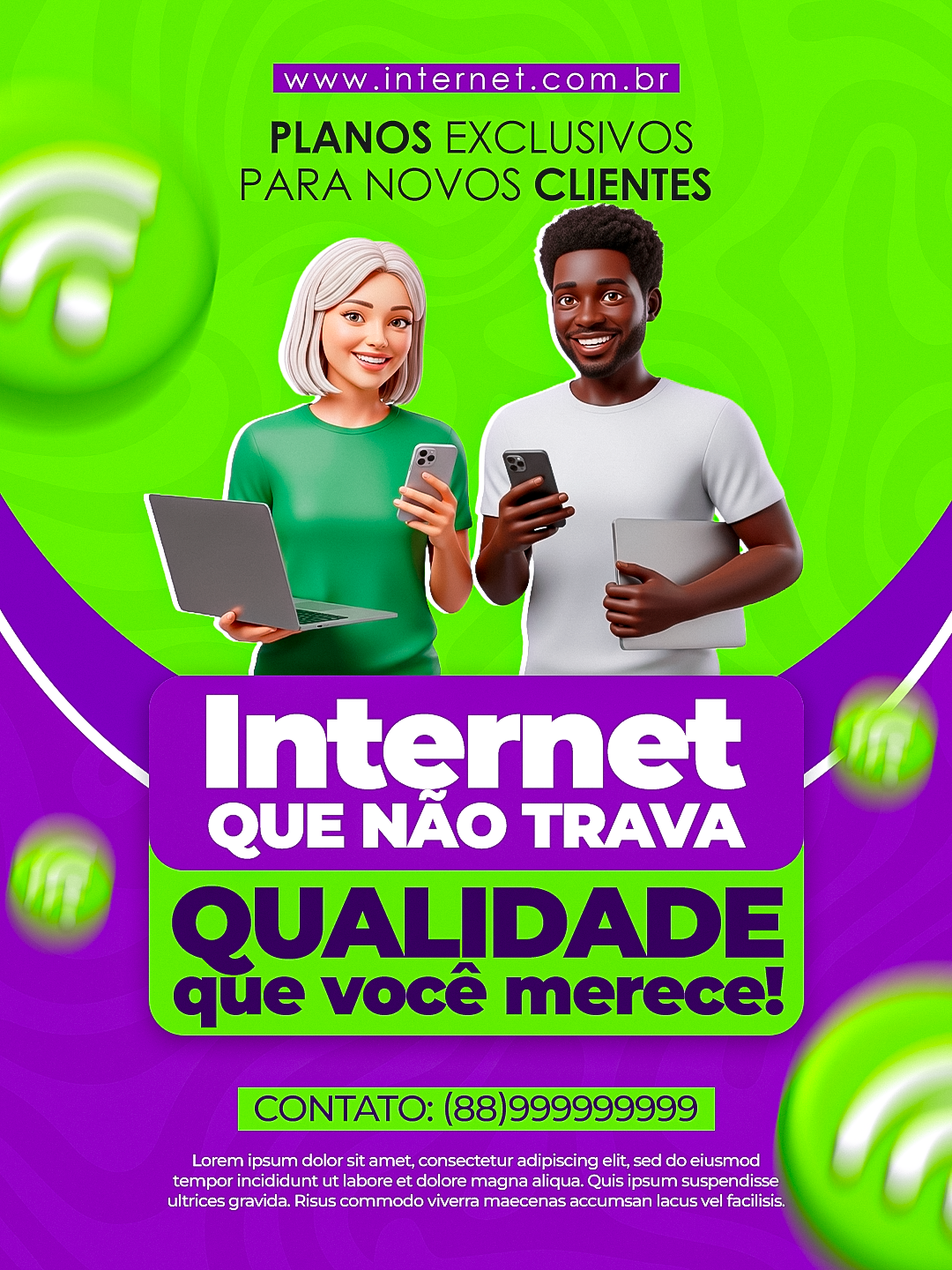 Planos exclusivos para novos clientes