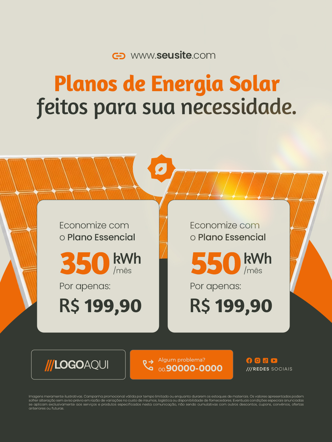 Planos de energia solar feitos para sua necessidade