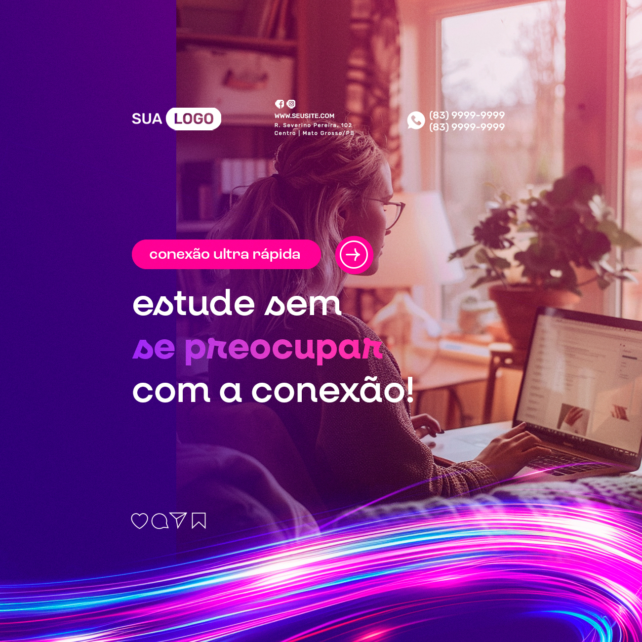 Estude sem se preocupar com a conexão